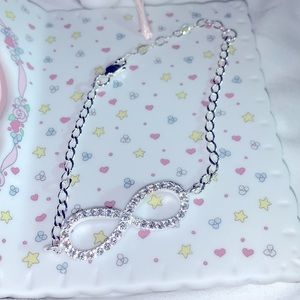 .925 Sterling Silver Infinity Bracelet